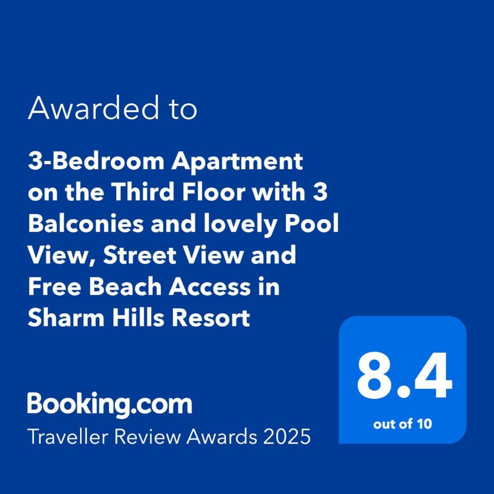 Sharm Hills Resort 3-Bedroom with Pool View and Beach Access Apartment in Sharm El-Sheikh