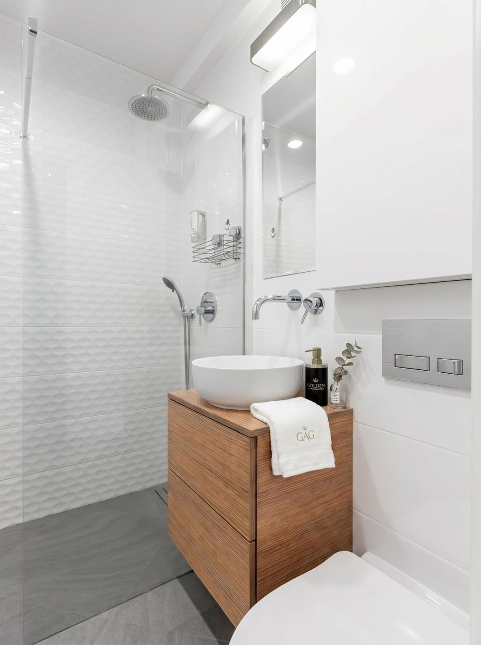 Shower, Bathroom, towels