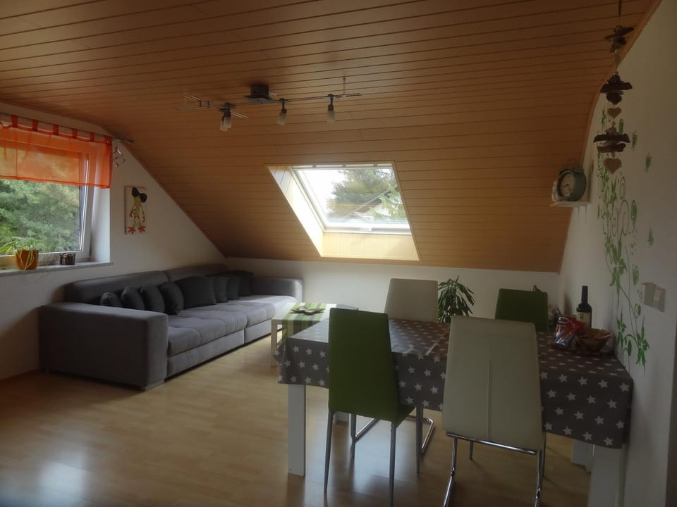 Living room, Seating area, Dining area
