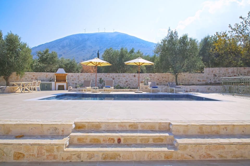 Spring, Day, Natural landscape, Mountain view, Pool view, Swimming pool, sunbed