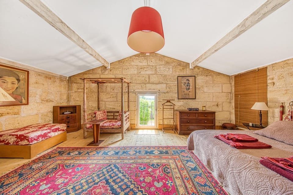 Property building, Living room, Bedroom