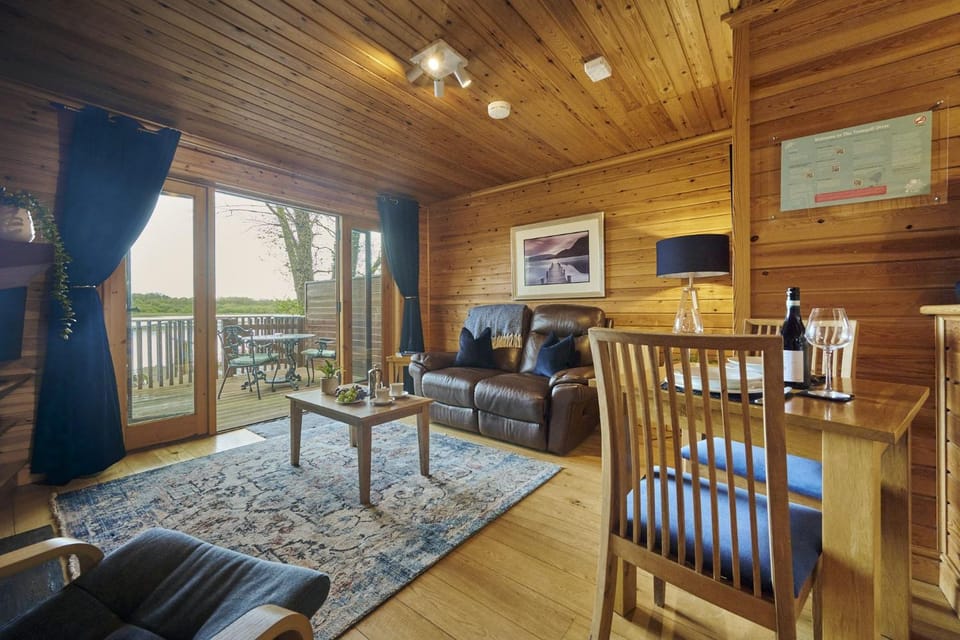 Property building, Living room, Dining area
