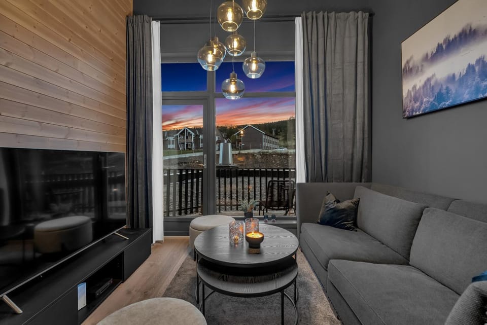 Ski-in out Apartment in Trysil Alpine Lodge with Balcony, 2 Baths & EV Apartment in Innlandet