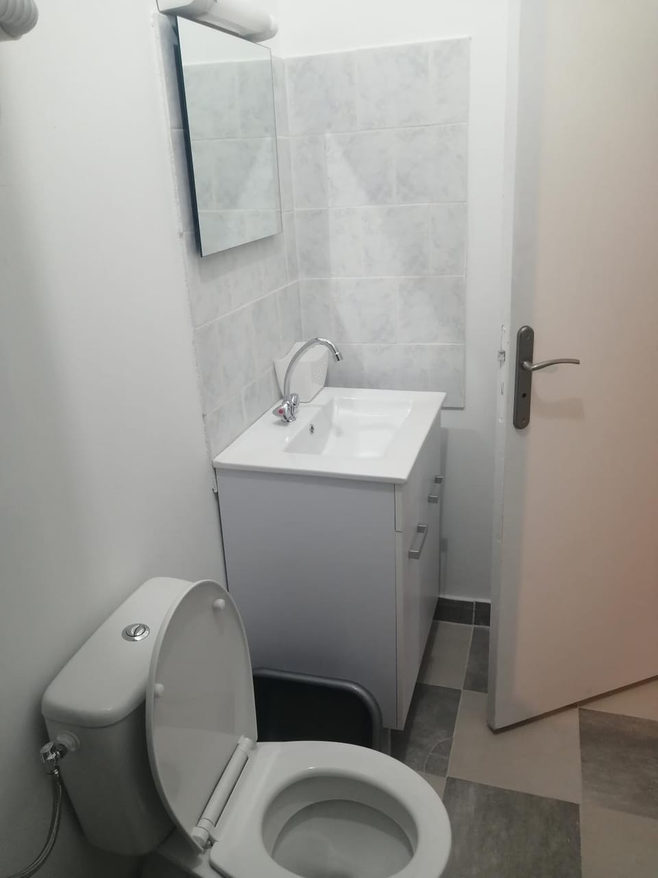 Bathroom, Living room