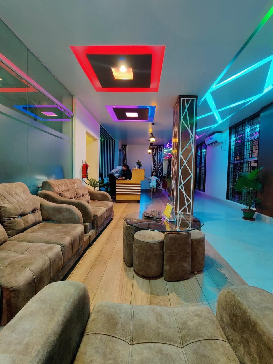 Communal lounge/ TV room, TV and multimedia, Lobby or reception, Seating area