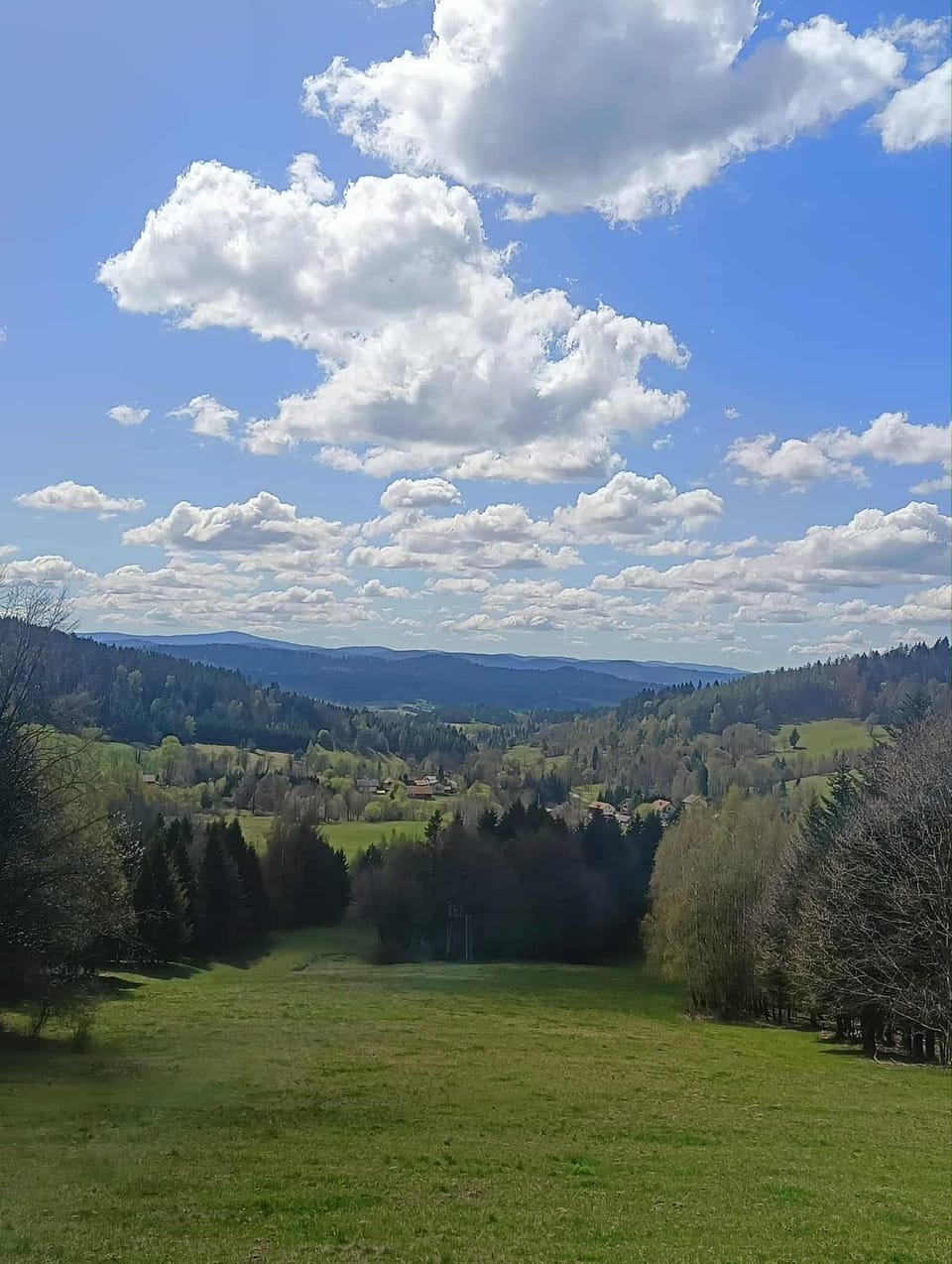 Spring, Natural landscape, Mountain view