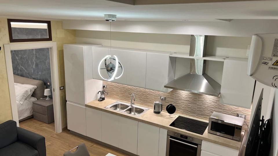 Kitchen or kitchenette, minibar, pet friendly, stove, air conditioner