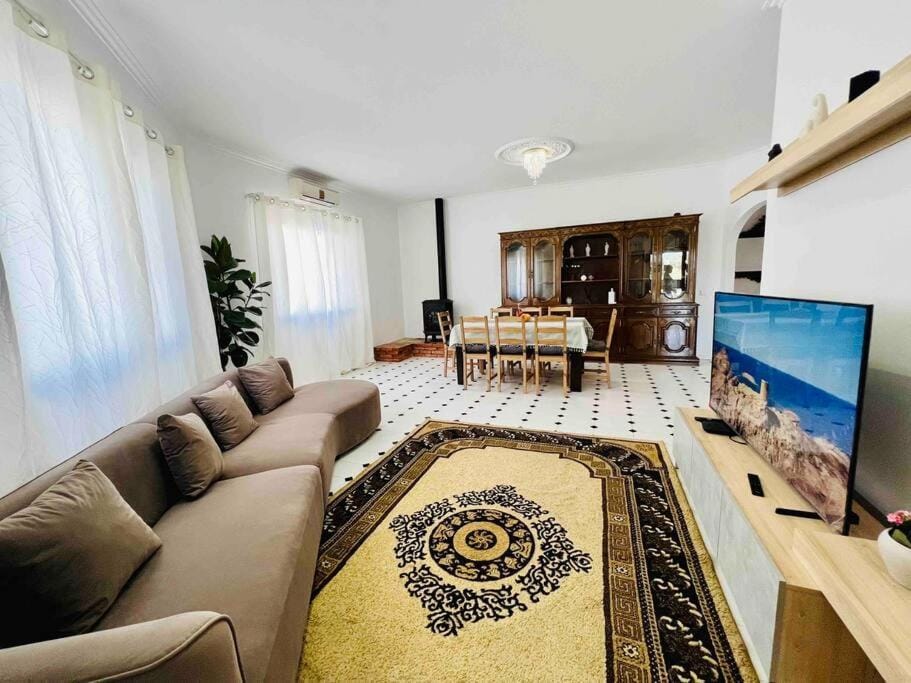 Living room, Seating area, air conditioner
