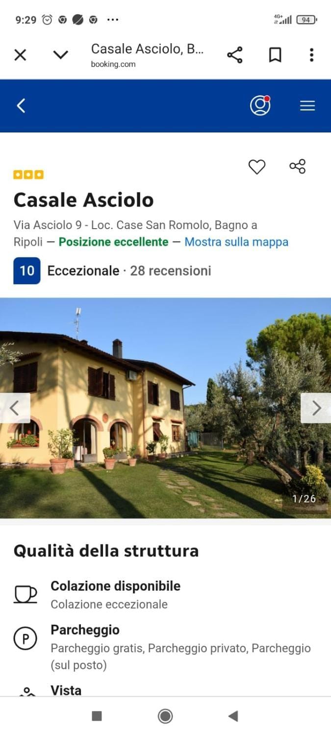 Casale Asciolo Bed and Breakfast in Emilia-Romagna