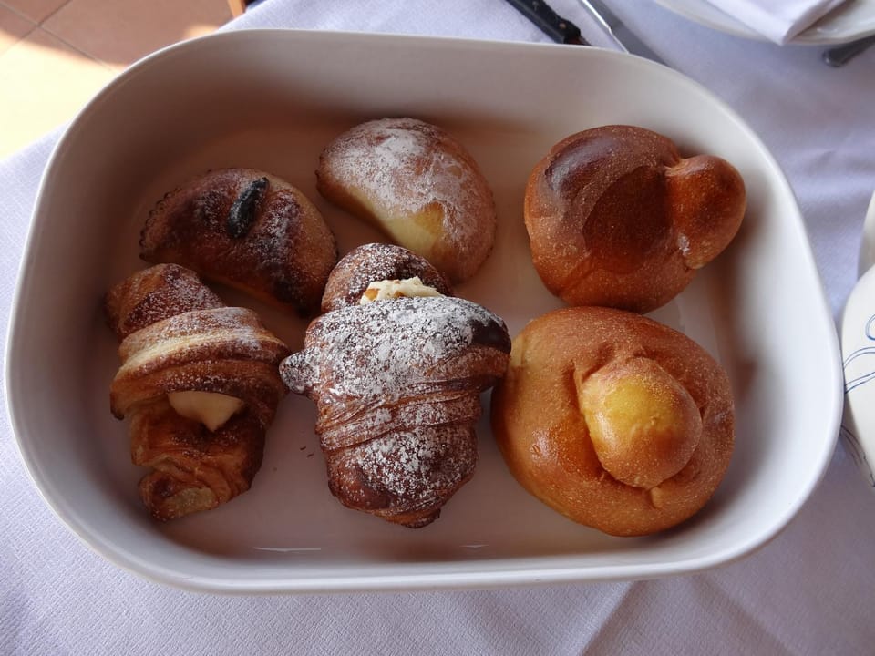 Property building, Italian breakfast