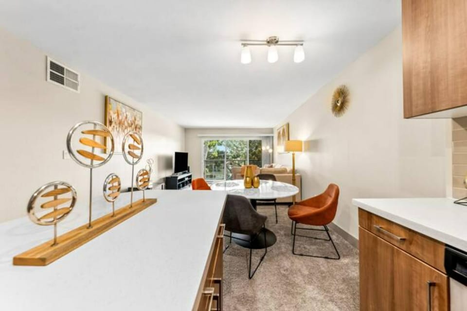 Living room, Seating area, Dining area