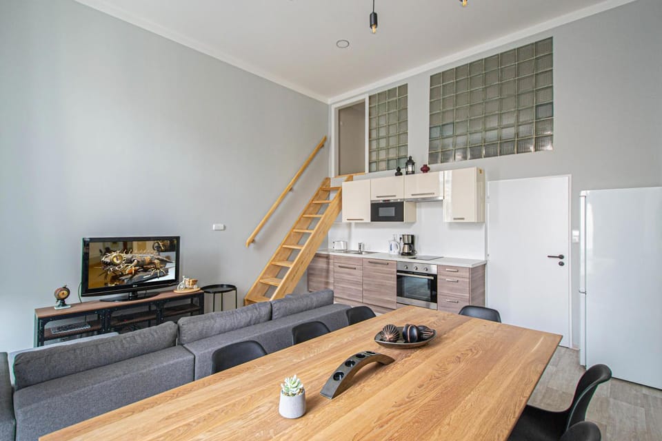 TV and multimedia, Kitchen or kitchenette, Living room, Seating area, Dining area, minibar, pet friendly, stove, toaster