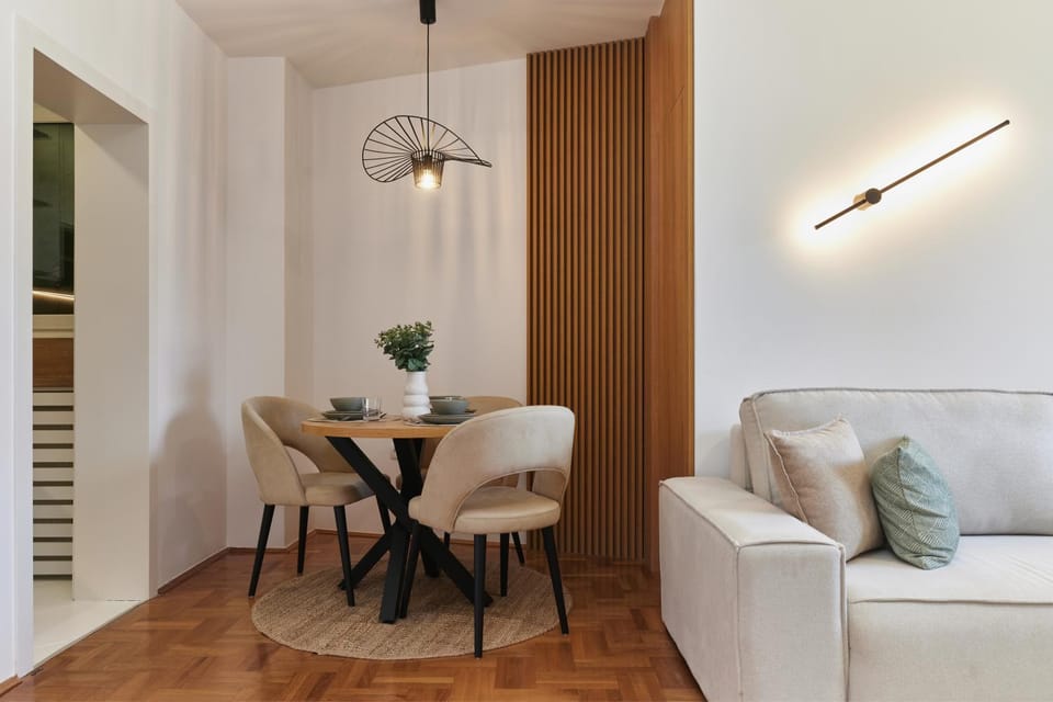 Living room, Seating area, Dining area