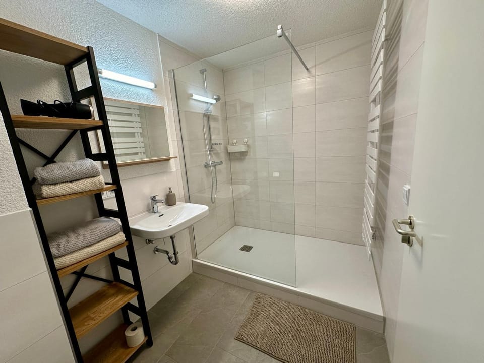 Shower, Bathroom, towels