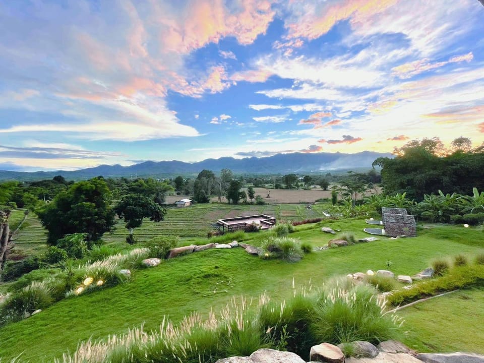 Garden, Mountain view