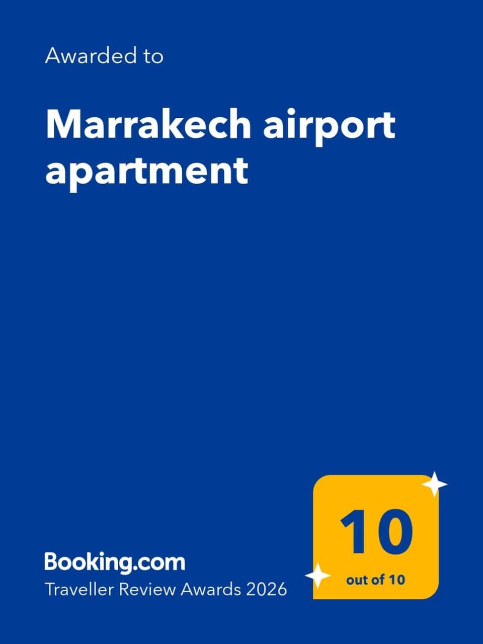 Appartement aéroport Marrakech Apartment in Marrakesh
