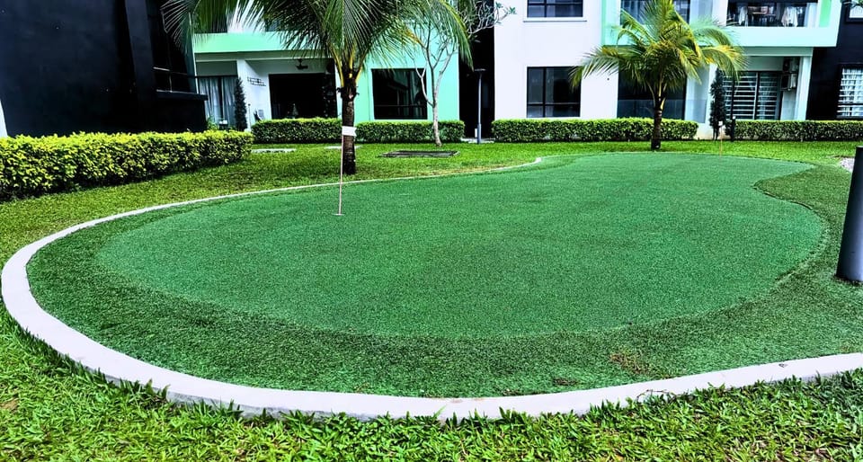 Natural landscape, Golfcourse, Minigolf