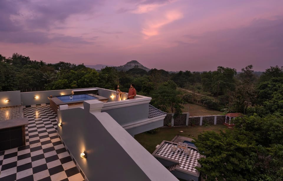 Day, Natural landscape, Garden, Balcony/Terrace, Mountain view, Pool view, Swimming pool, Sunrise, Sunset