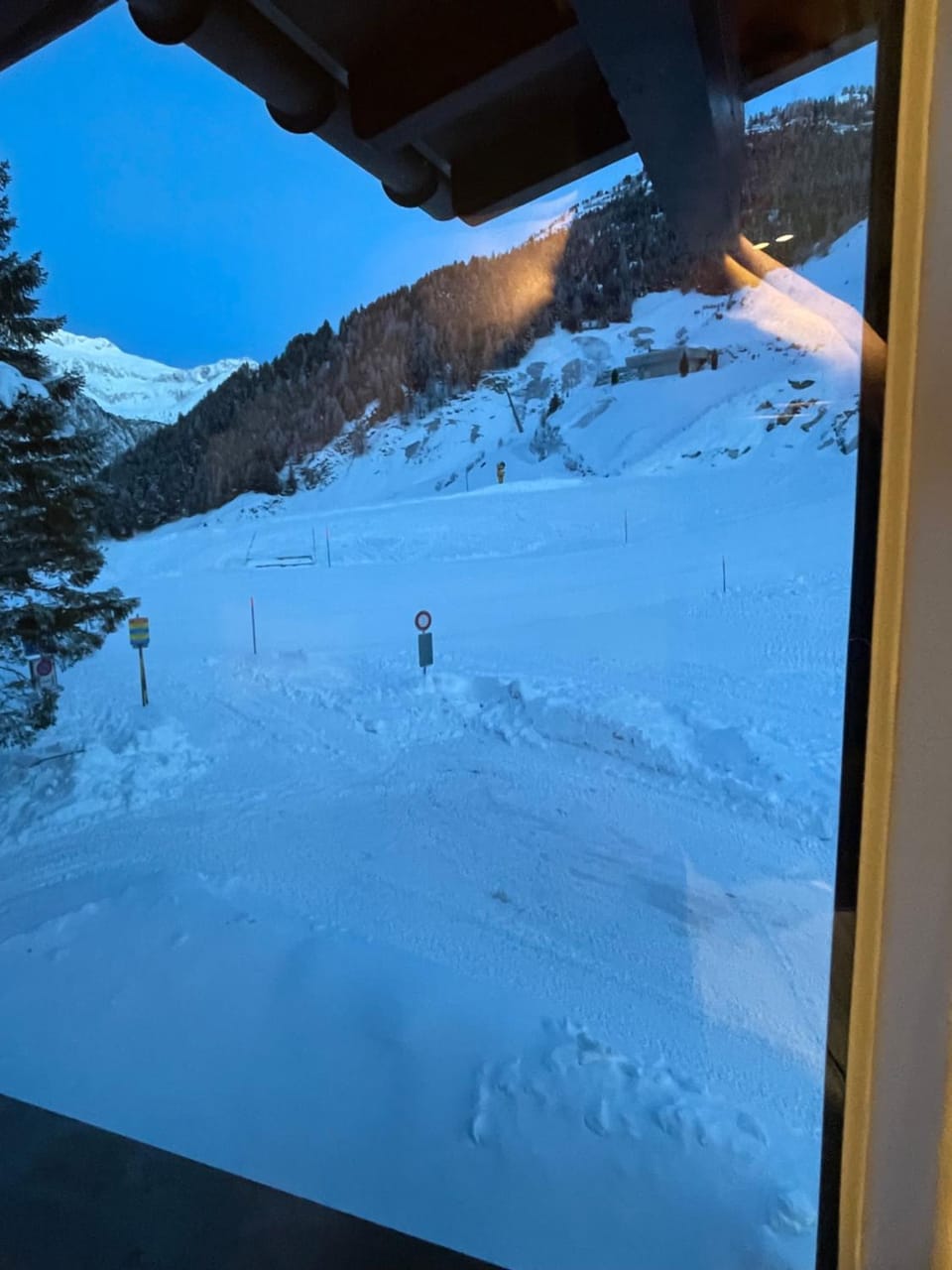 Skiing, Hiking, Mountain view