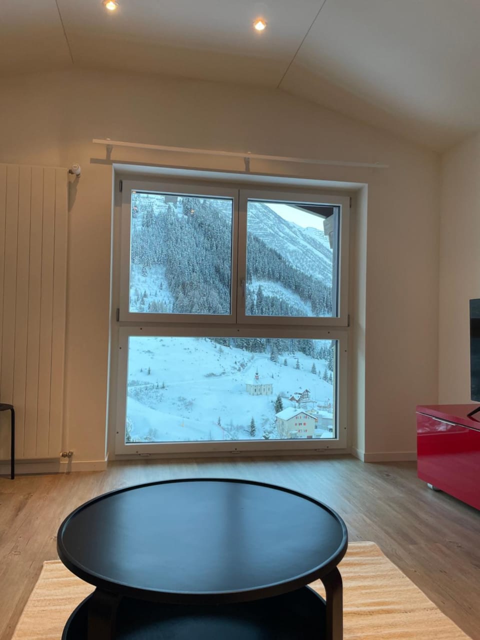Winter, TV and multimedia, View (from property/room), Living room, Seating area