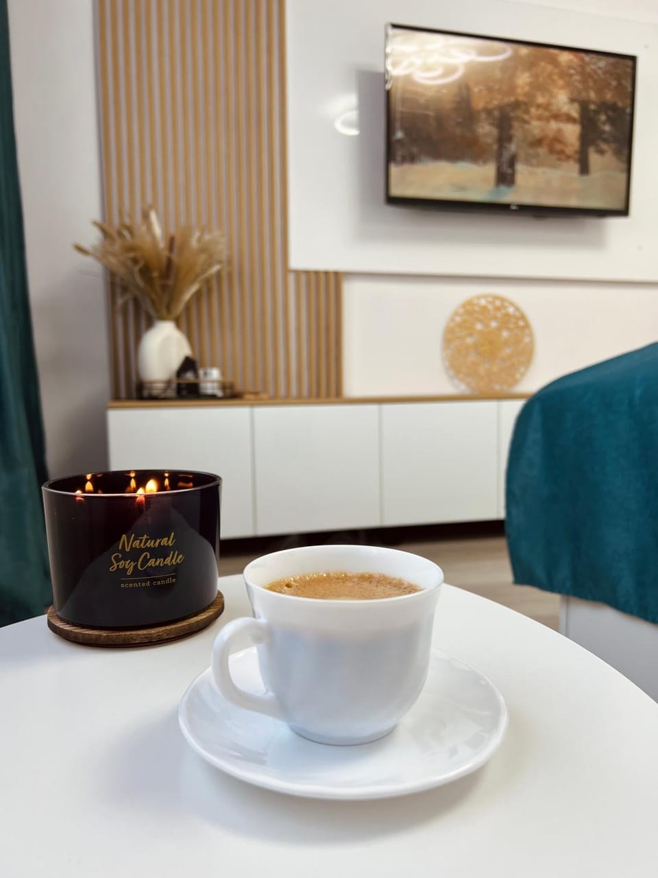 Coffee/tea facilities, Living room, Seating area