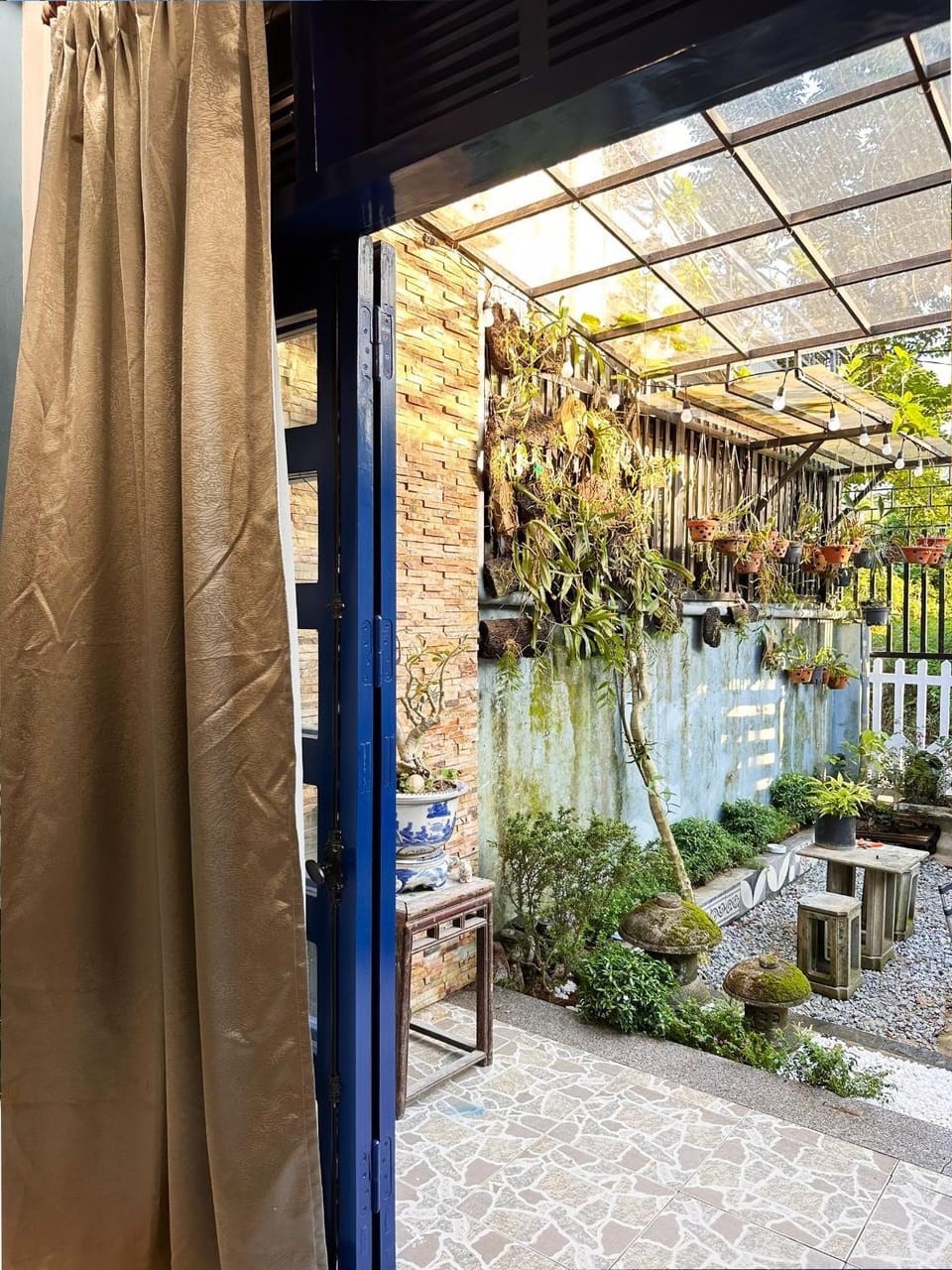 Patio, Spring, Day, Garden, Garden view