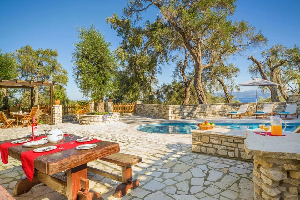 Patio, Day, Natural landscape, Balcony/Terrace, Dining area, Pool view, Swimming pool, sunbed