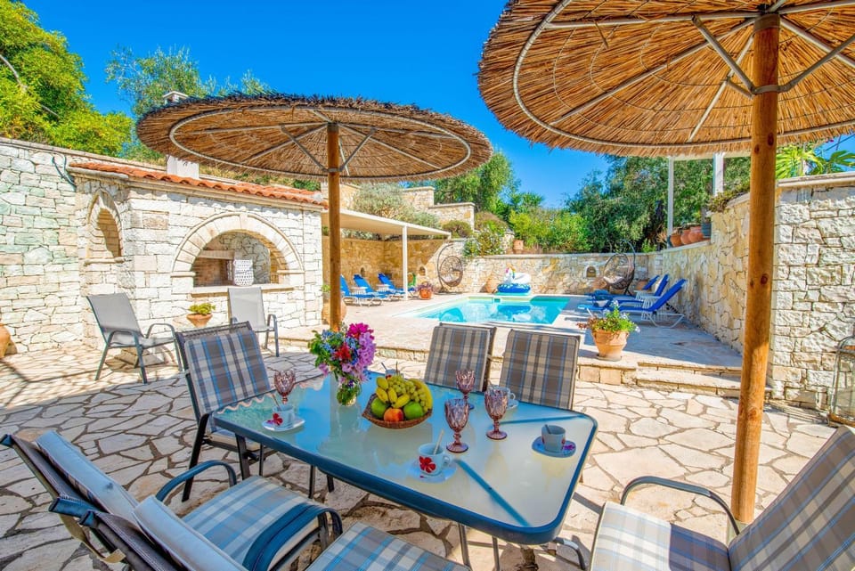 Patio, Spring, Day, Seating area, Dining area, Pool view, Swimming pool, sunbed