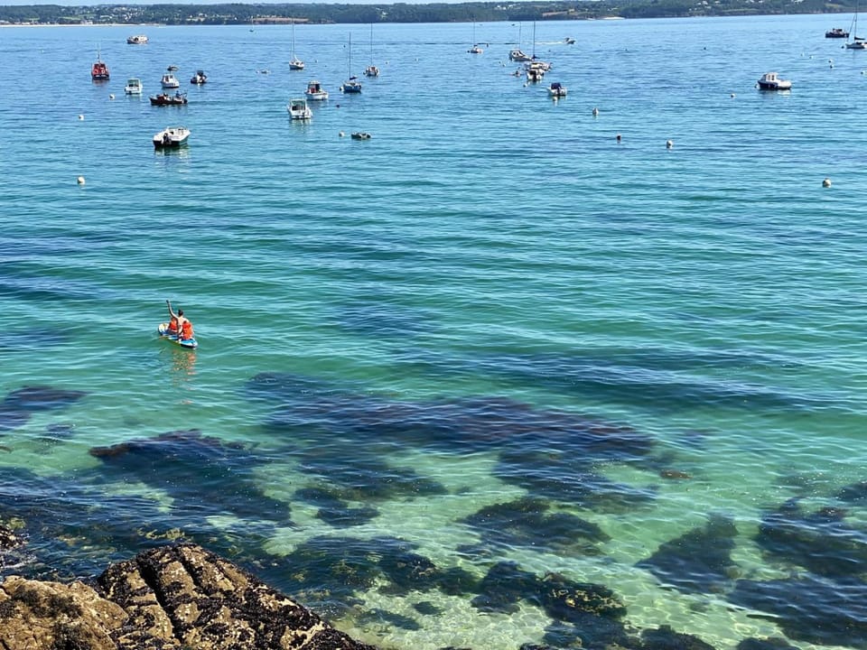 "Plage des Dunes" Grand Studio ouvert face à la plage! Avec 1 mezzanine et 1 alcôve Apartment in Fouesnant