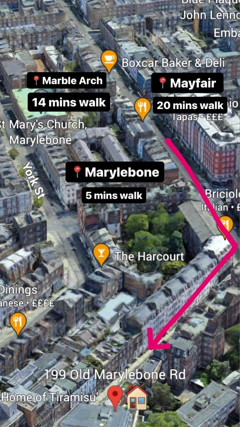 Prime Central flat at Marylebone Apartment in City of Westminster