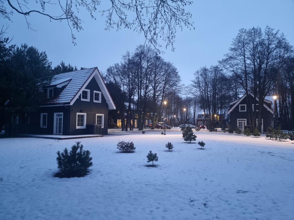 Property building, Natural landscape, Winter