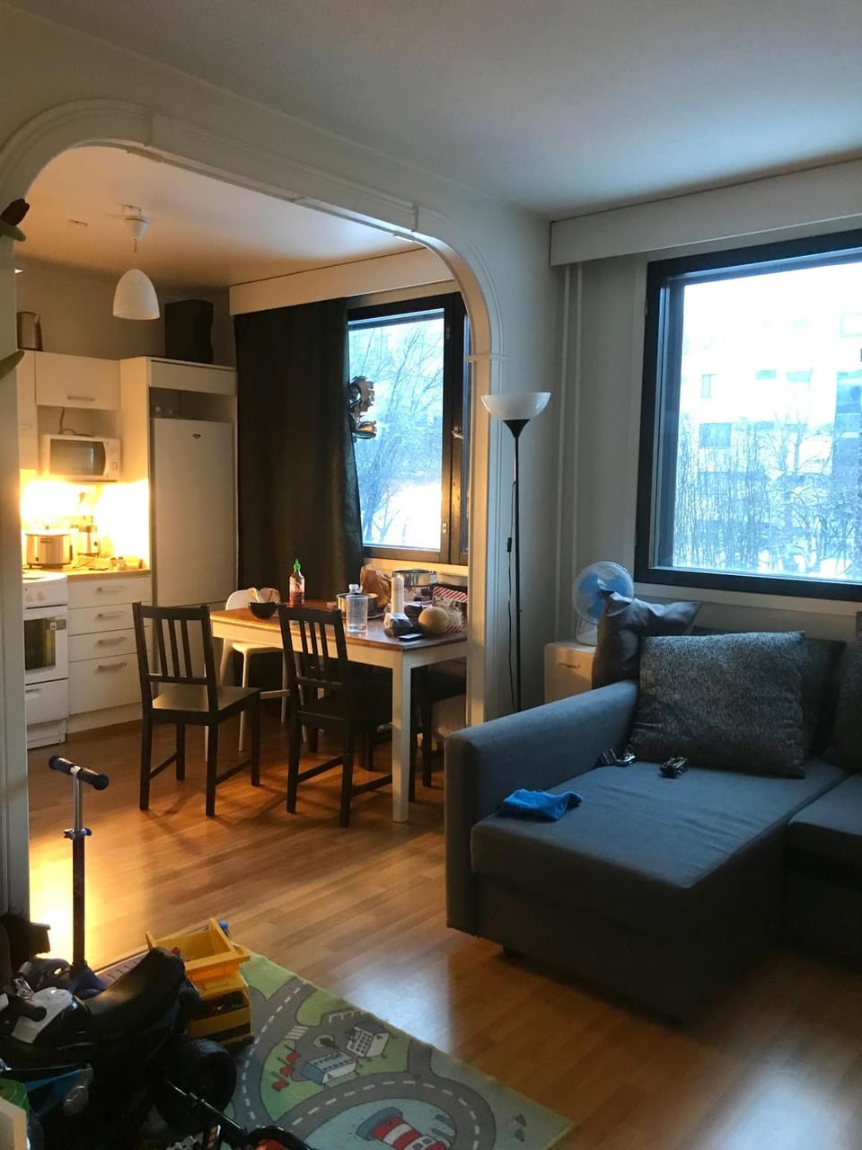 Living room, Dining area