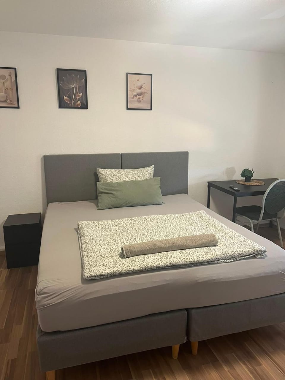 Bed, Living room, Photo of the whole room, Seating area, Bedroom