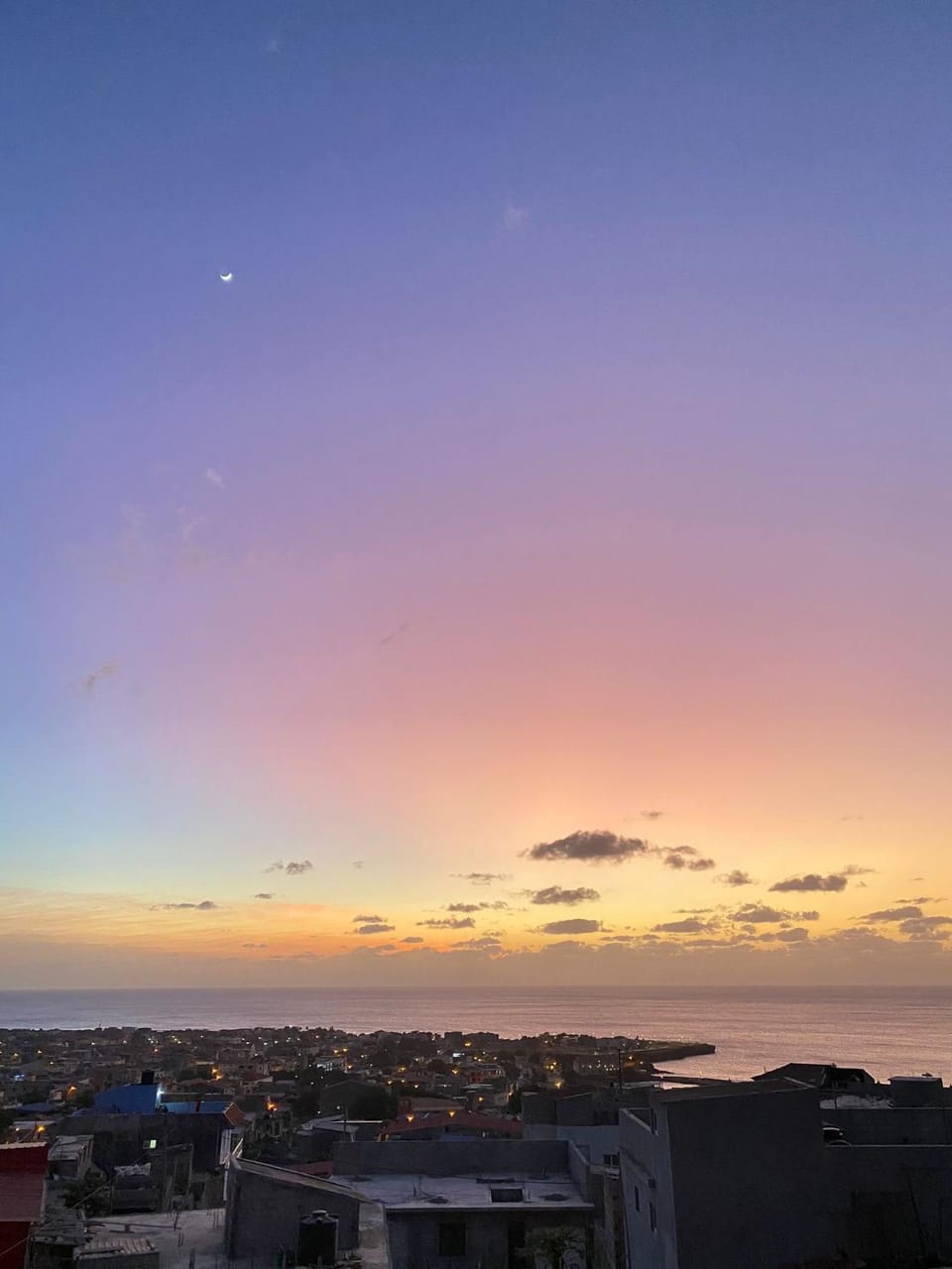 City view, Sunset