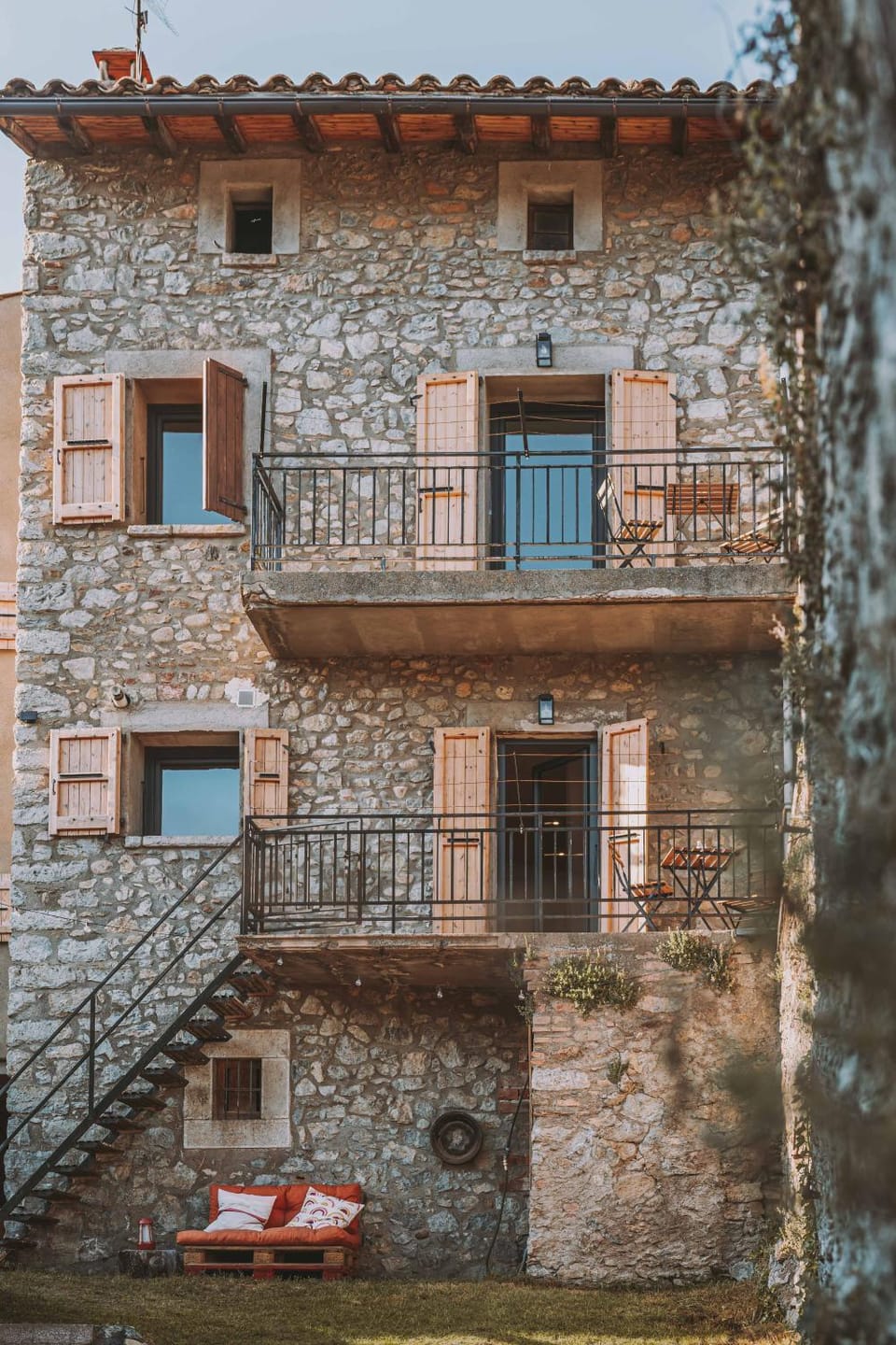 Property building, Patio