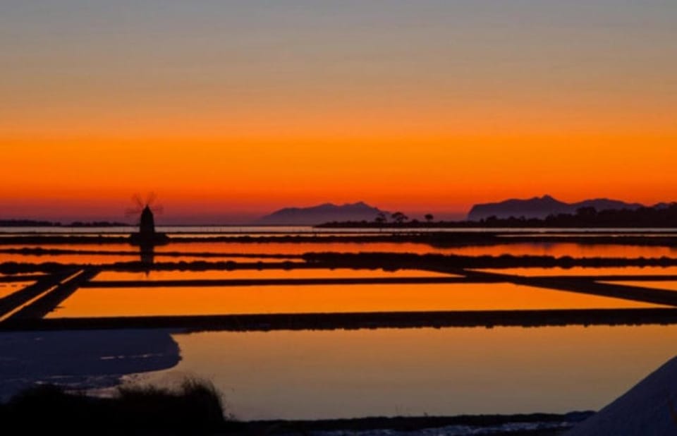 Nearby landmark, Natural landscape, Sunset
