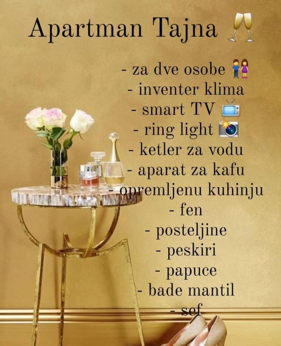 Apartman Tajna Apartment in Belgrade