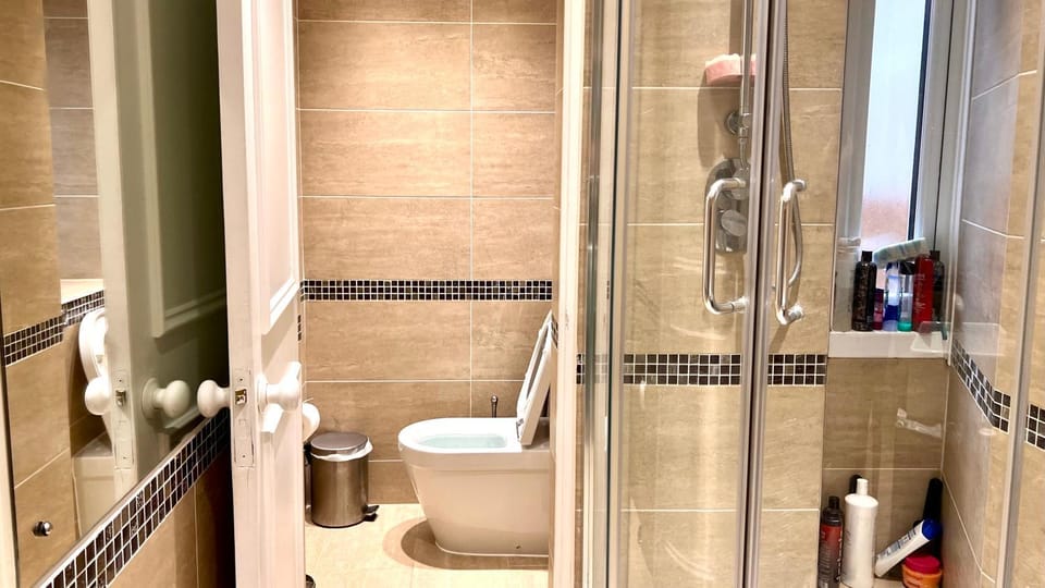 Shower, Toilet, Bathroom, towels