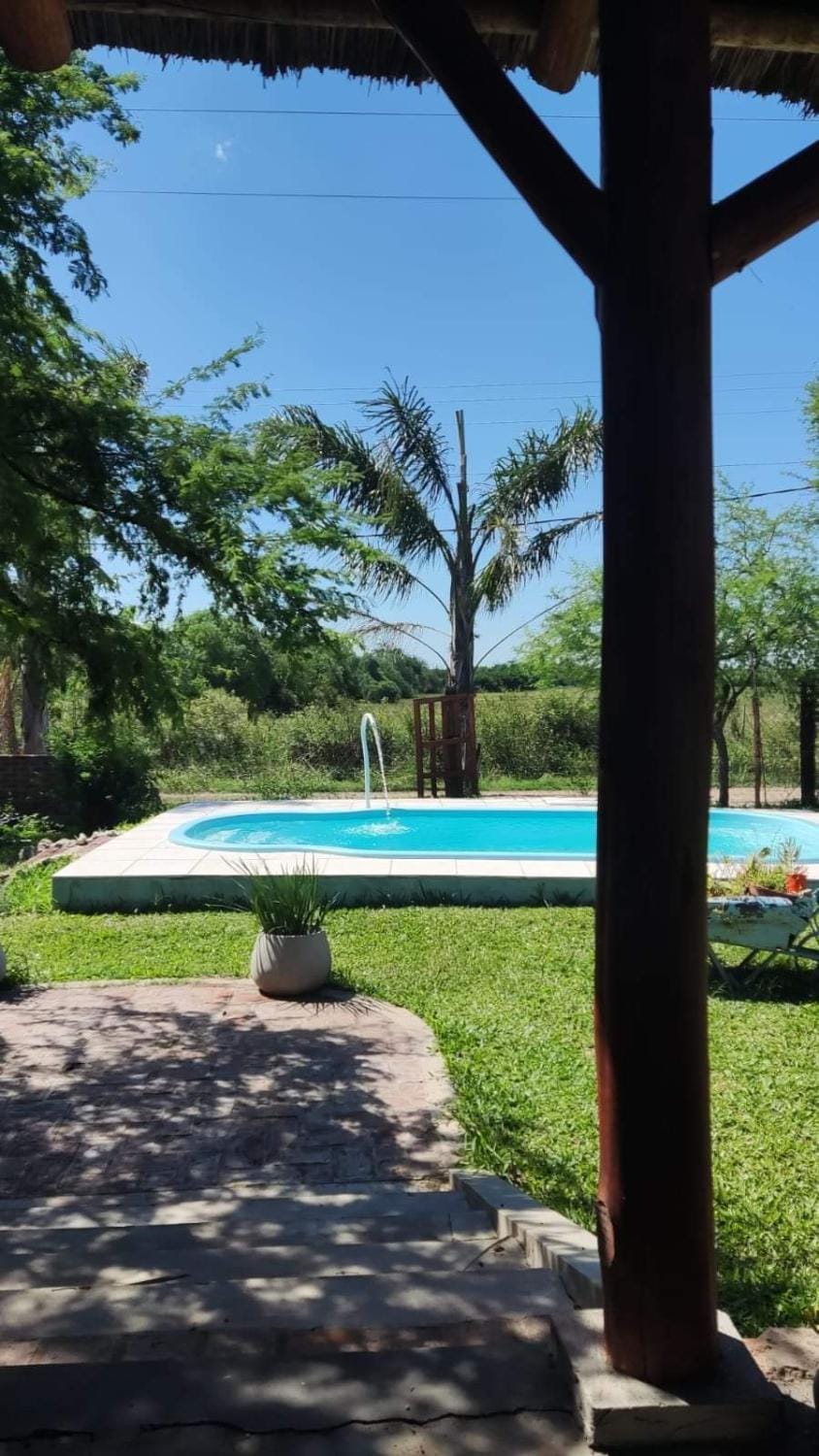 Property building, Pool view