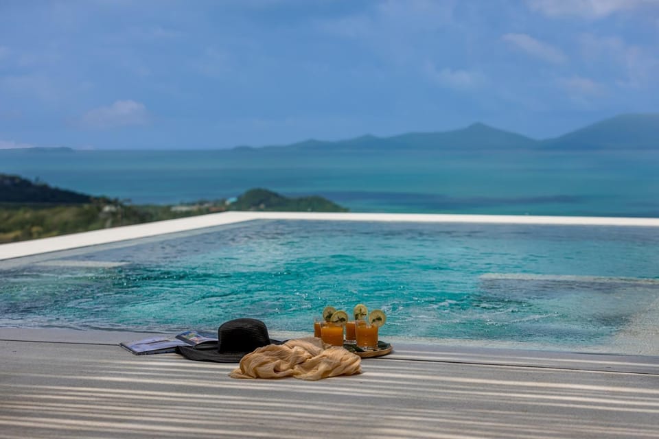 Property building, Spring, View (from property/room), Sea view, Swimming pool