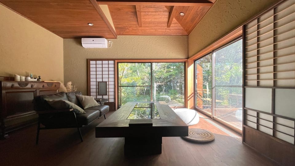 庭付き和モダン平屋の一棟貸し 居庵 iori-ori 小さな森に住む House in Chiba Prefecture