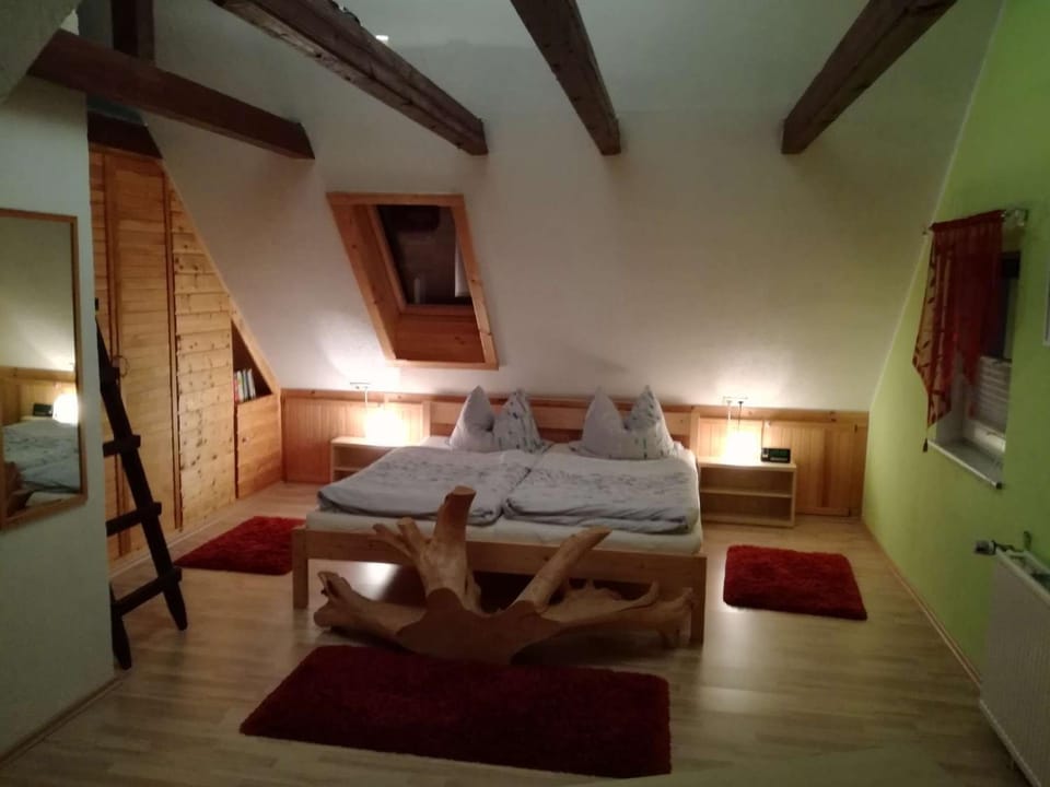 Property building, Living room, Bedroom