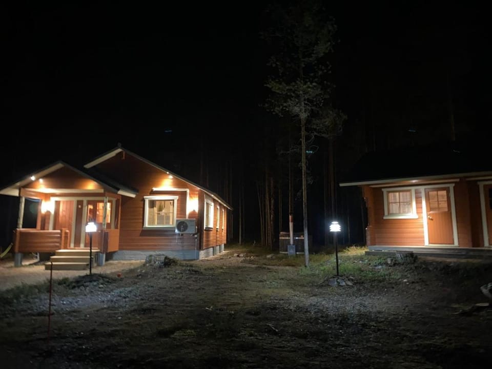 Property building, Night, Natural landscape