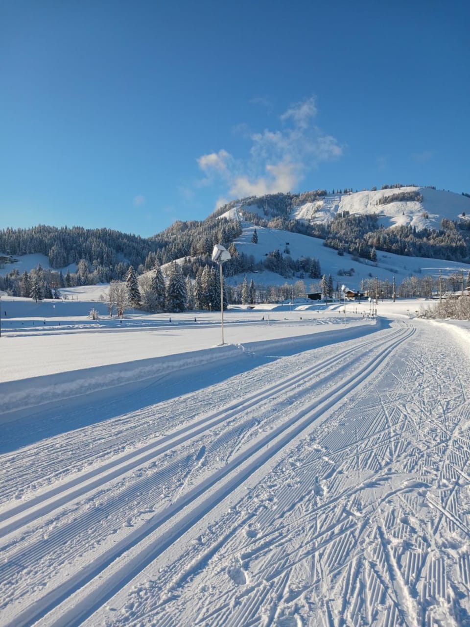 Natural landscape, Winter, Mountain view