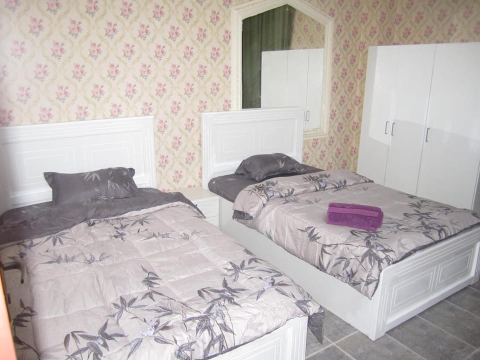 Bed, Photo of the whole room, Bedroom, towels, wardrobe