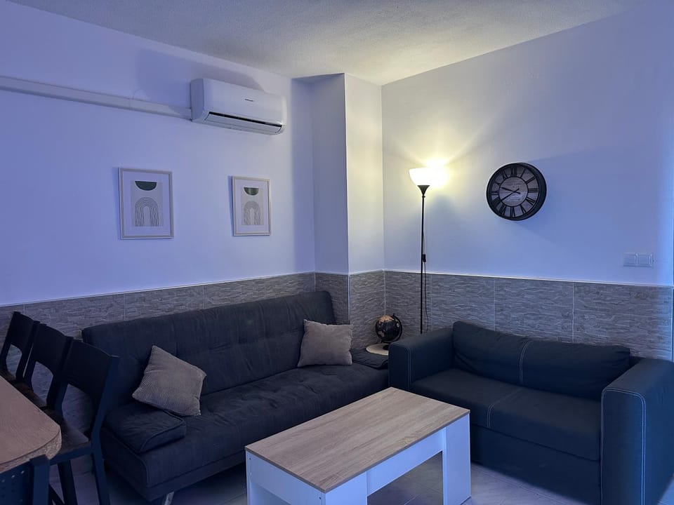Living room, air conditioner