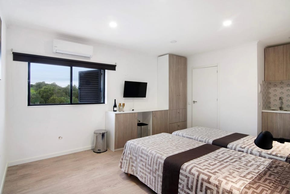Property building, Living room, Bedroom