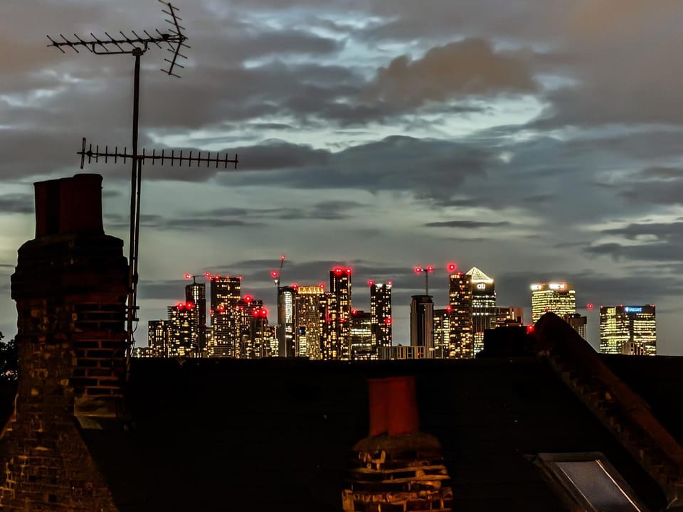 Night, Bathroom, View (from property/room), City view