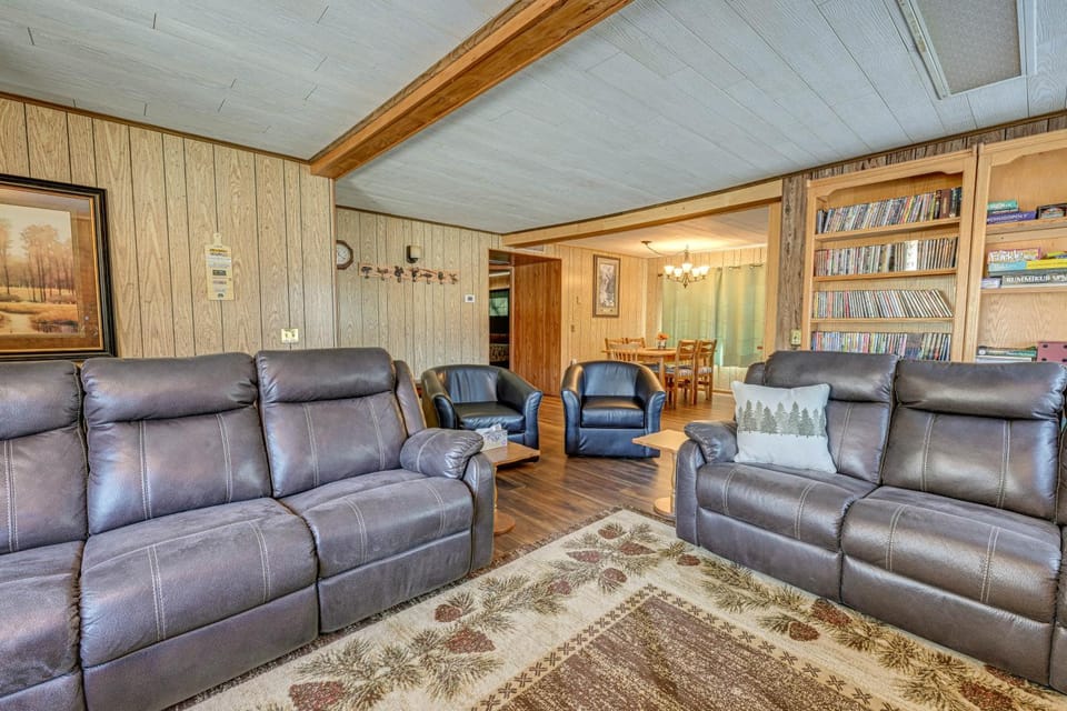 Lakefront Townsend Cabin w/ Fire Pit & Dock! Cabin in Wisconsin