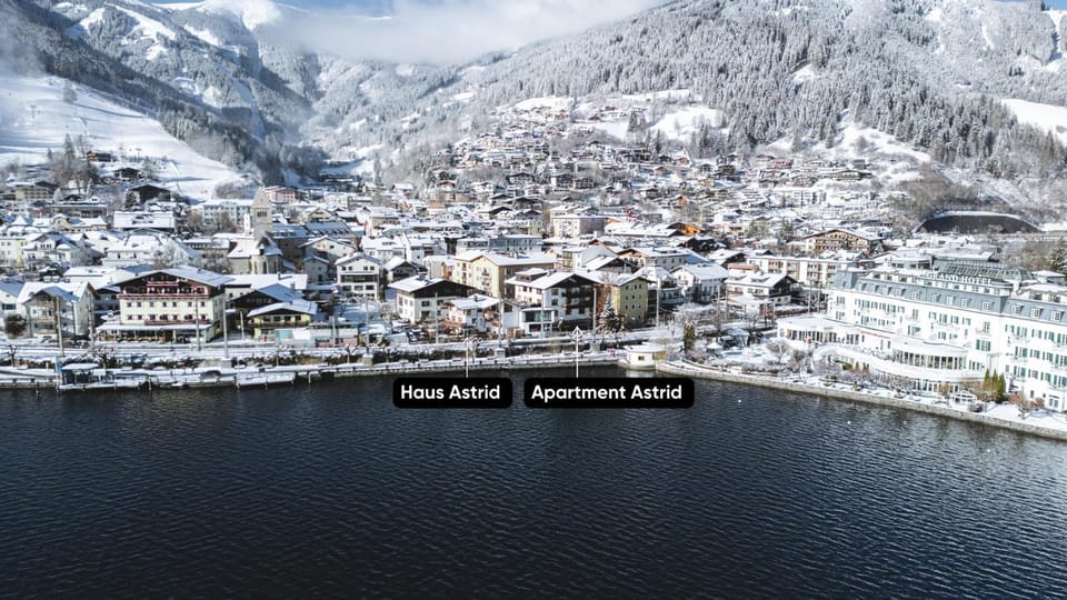 Property building, Nearby landmark, Day, Winter, City view, Mountain view